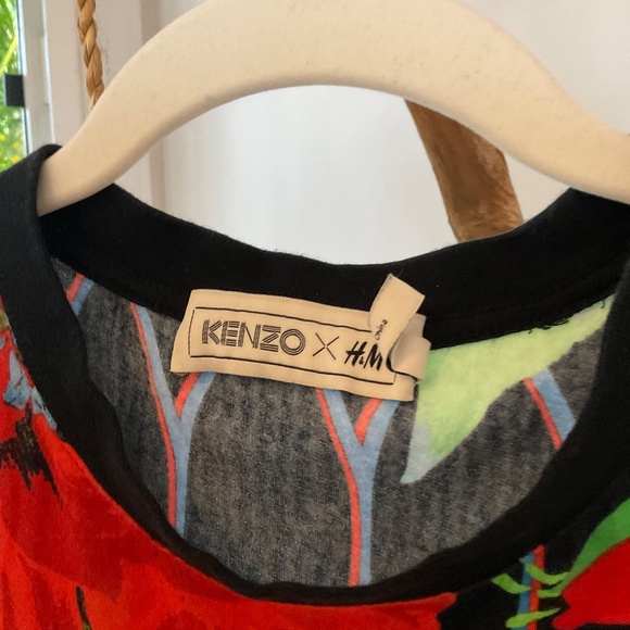 KENZO H&M Men’s Unisex Floral Shirt - Size M - Picture 3 of 6